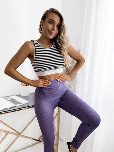 Violetinės spalvos moteriškos tamprės- Apranga