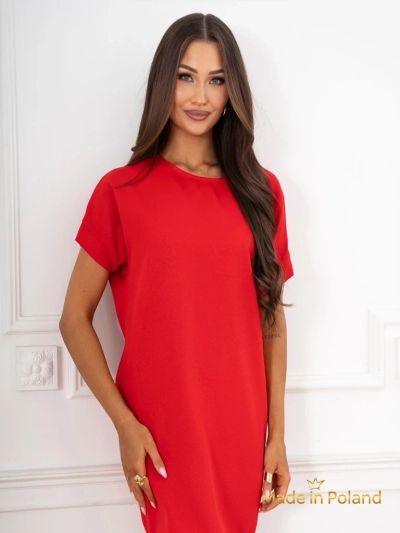 Paprasta moteriška trumpa suknelė „Lady Time“