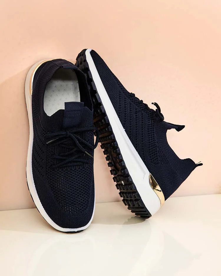 Royalfashion Moteriški medžiaginiai sportiniai bateliai Amgent