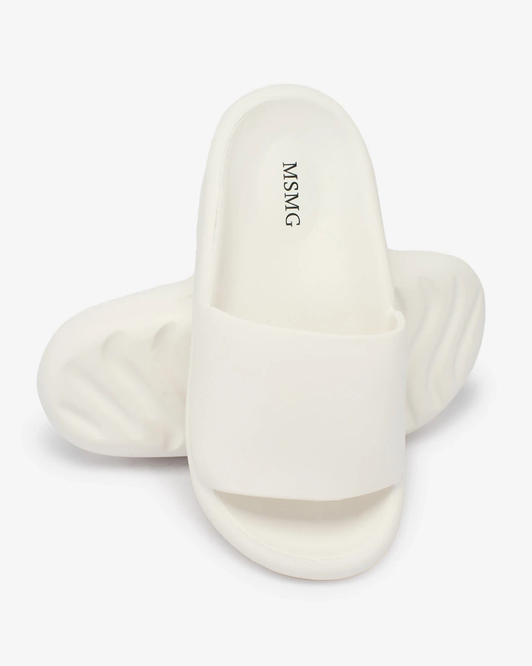 Royalfashion White Moralno moteriškos basutės