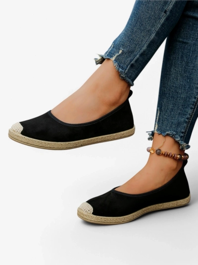 Royalfashion Moteriški ekologiški zomšos espadrilės Aroles