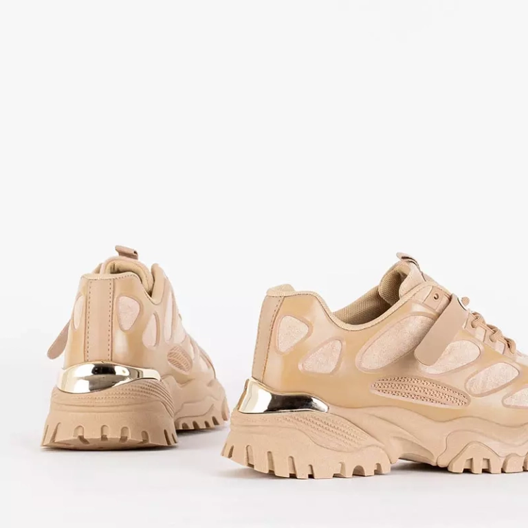 OUTLET Светло-коричневые женские спортивные кроссовки Raysn - Обувь