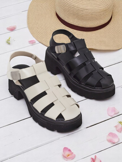 Royalfashion moteriškos sandalės romėnišku Bratz stiliumi
