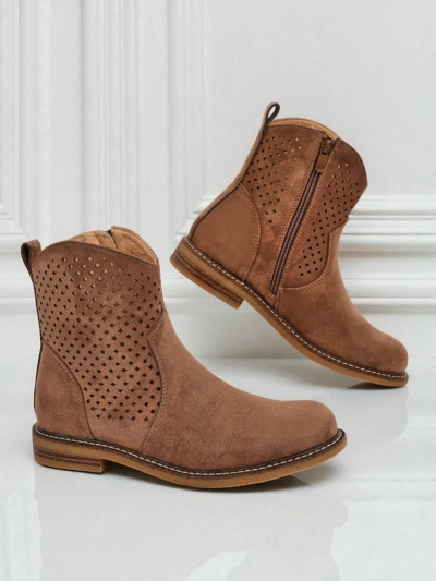 Royalfashion Женские ажурные ботильоны Toffas