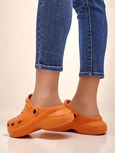 Royalfashion Женские перфорированные резиновым шлепанцы Dellosa