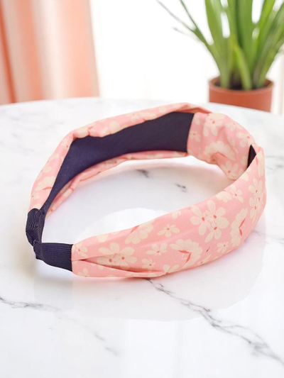 Royalfashion Plaukų lankelis su pintu gėlių raštu Florinda
