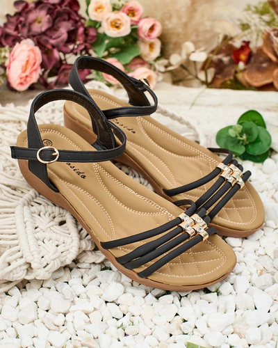 "Royalfashion" Dekoruoti moteriški sandalai "Sun Crusher"