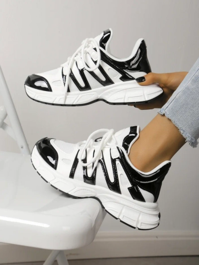 Royalfashion Moteriški sportiniai sneakersai storesniu padu Loness