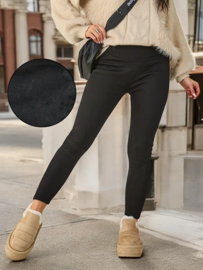 Royalfashion Теплые женские леггинсы из хлопка