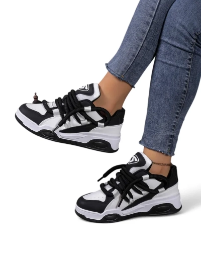 Кроссовки Royalfashion женские спортивные с декоративными шнурками Clesiv