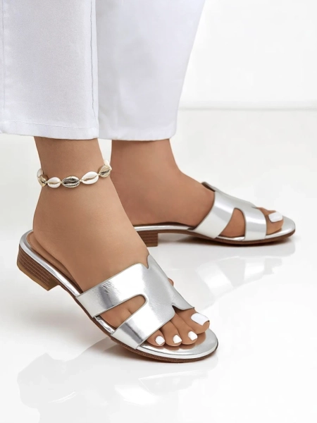 Royalfashion Damskie klapki SilverEase