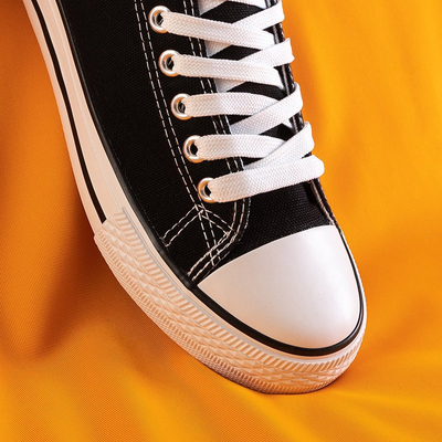 Черные женские кеды Gabrela