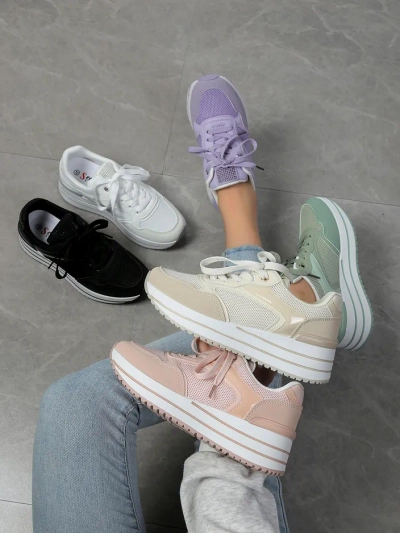 Женские спортивные кроссовки на платформе Royalfashion Revided