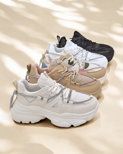 Royalfashion Moteriški Sportbačiai ant Storos Pado Reterri