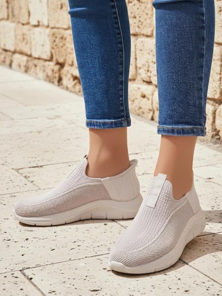 Livia Bianco Women's Sneakers – Mesh Kicks for Summer & Spring