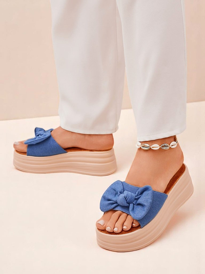 Royalfashion moteriškos platforminės šlepetės Givan