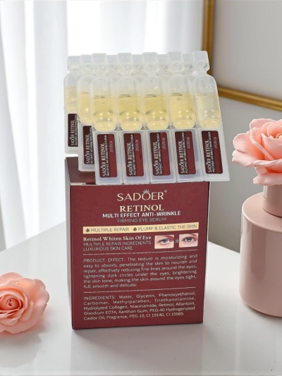 Сыворотка для кожи вокруг глаз Sadoer Retinol Aurelia - омолаживающий коллаген с ниацинамидом 20 мл