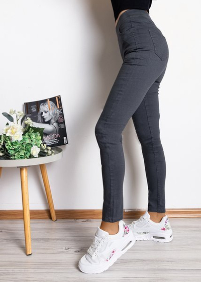 Damskie tregginsy w kolorze szarym - Odzież