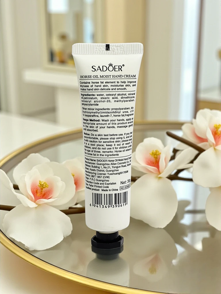 Sadoer Крем для рук с конским маслом - Интенсивное увлажнение