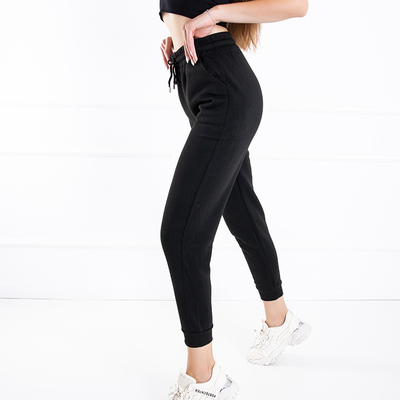 Черные женские спортивные штаны