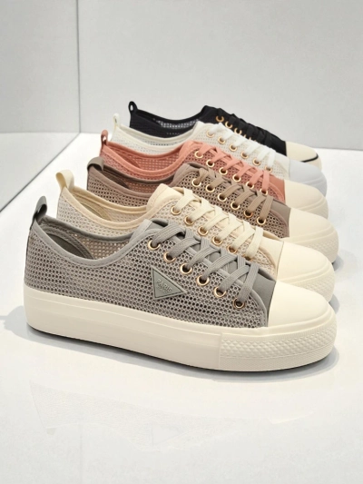 Women's Callista Mesh Light Grey Sneakers - comfort and style for summer and autumn