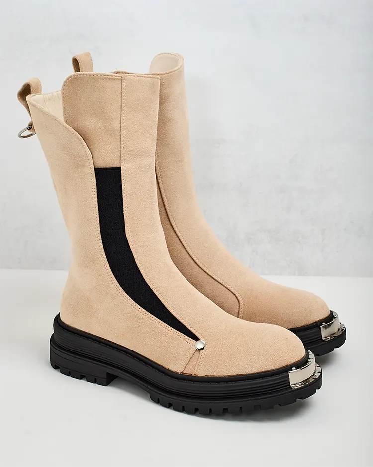 Royalfashion Женские сапоги из эко-замши Homni