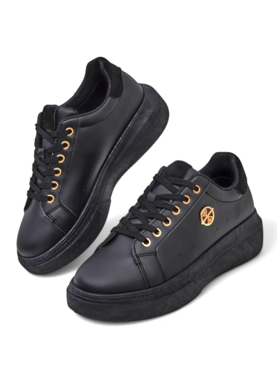 Erato Nero Women's Eco-Leather Platform Sneakers 5cm