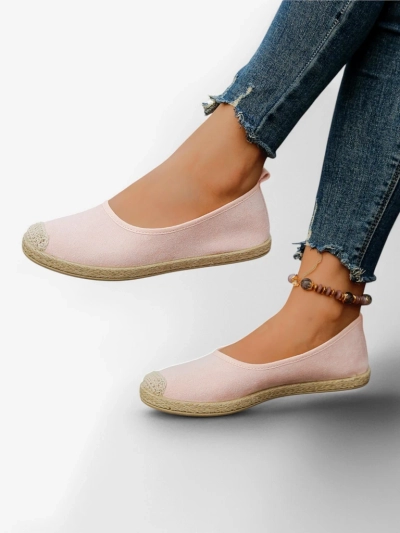 Royalfashion moterų ekosamto espadrilės Aroles