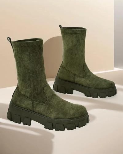 Karališka mada Moteriški batai su platforma Firo