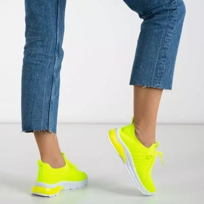 OUTLET Неоново-желтая женская спортивная обувь Брайтон - Обувь