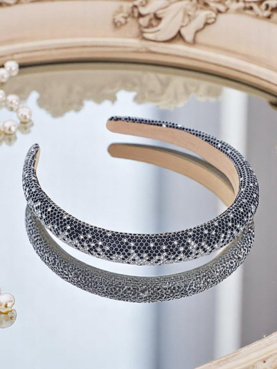 Royalfashion Ободок с стразами и жемчугом Bianka