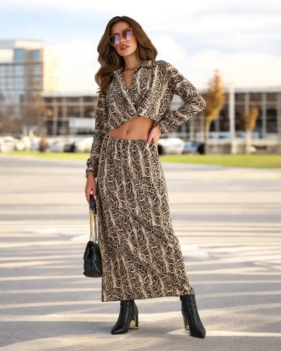 "Royalfashion" raštuotas moteriškas rinkinys