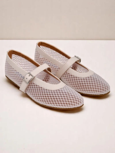 Royalfashion Женские ажурные балетки с ремешком Naommi