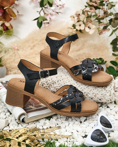 "Royalfashion" moteriški "Hinoff Post" sandalai