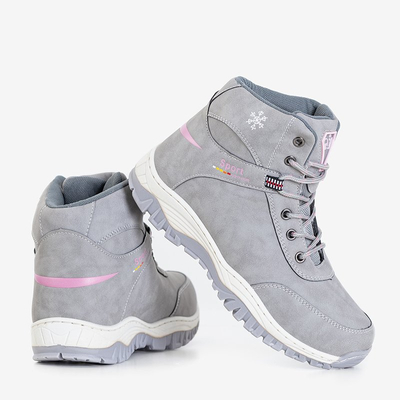 Šviesiai pilki moteriški sniego batai "Naida" - Avalynė