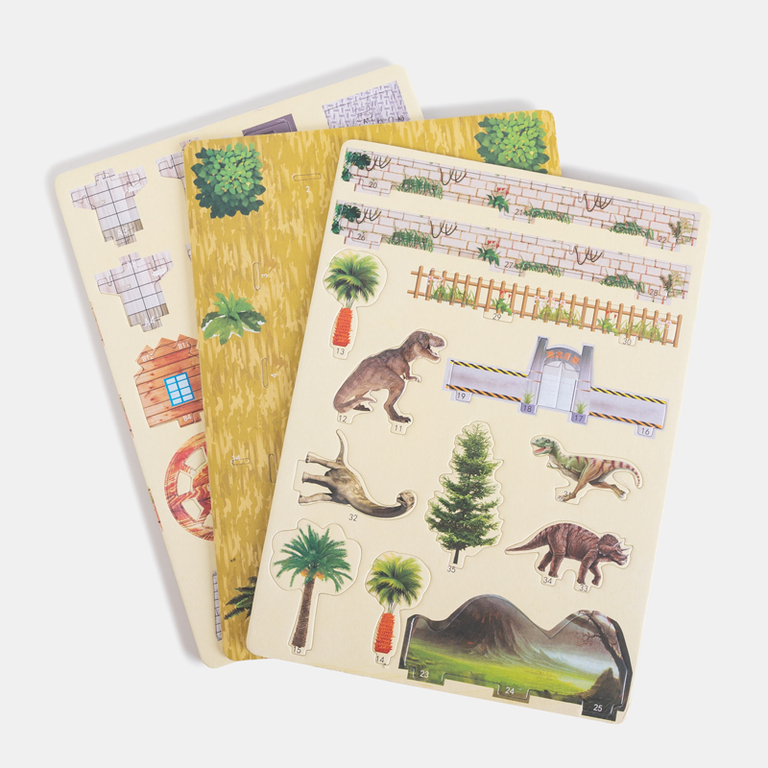 Vaikų 3D dėlionės dinozaurai - Žaislai