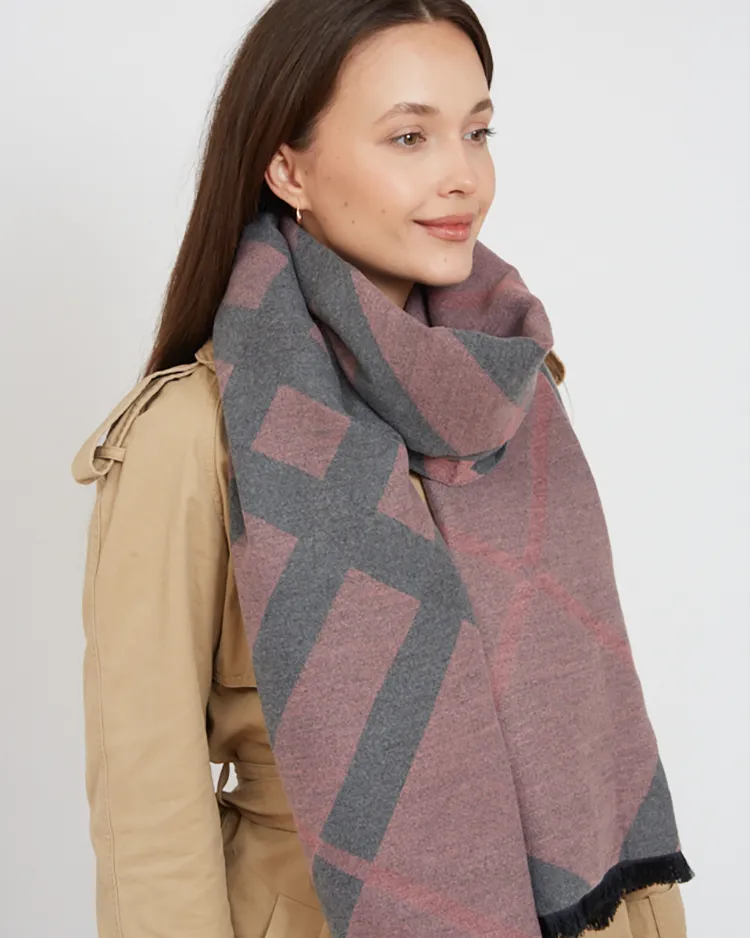 Женский легкий шарф Royalfashion с принтом