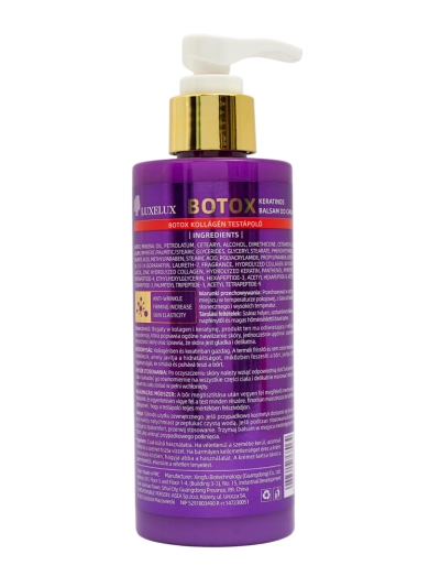 LUXELUX Collagenus Athenia kūno losjonas su keratinu ir kolagenu 200ml