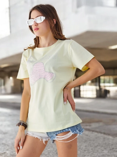 Royalfashion Moteriška medvilninė bluzonė su raštu