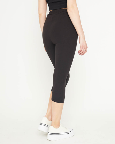 Moteriški 3/4 juodi antblauzdžiai - drabužiai