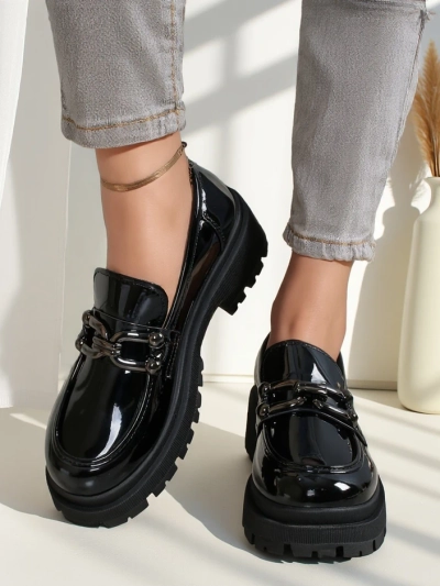 Royalfashion Женские лаковые лоферы Arieda