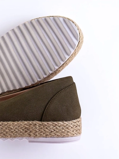 Žalios moteriškos espadrilės „Nuhente camo“ - Avalynė