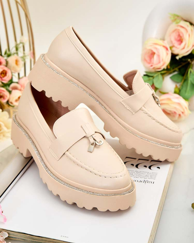 Royalfashion Женские мокасины с цирконами Ali