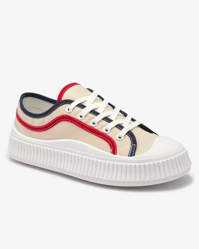 Royalfashion Smėlio spalvos laisvalaikio bateliai Lerianna