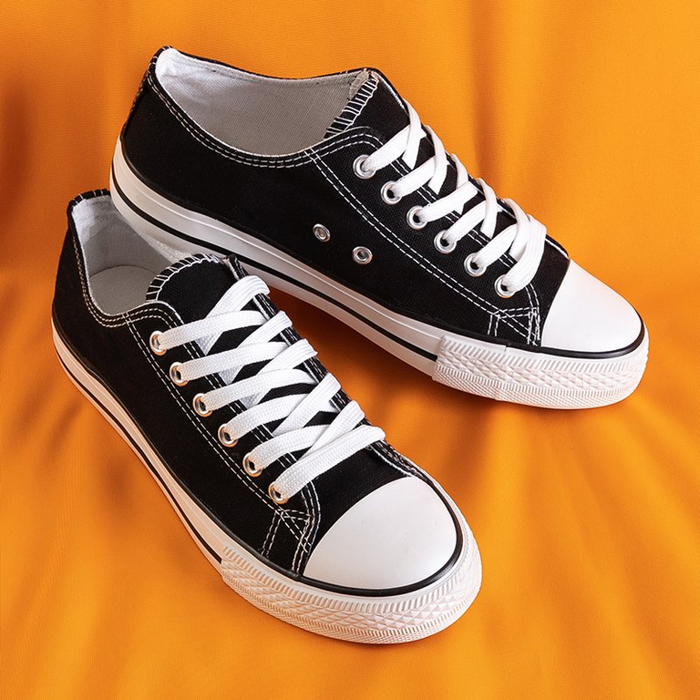 Черные женские кеды Gabrela