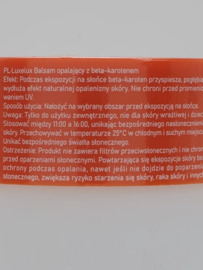 Luxelux įdegio pagreitintojo kremo su beta karotenu 280g