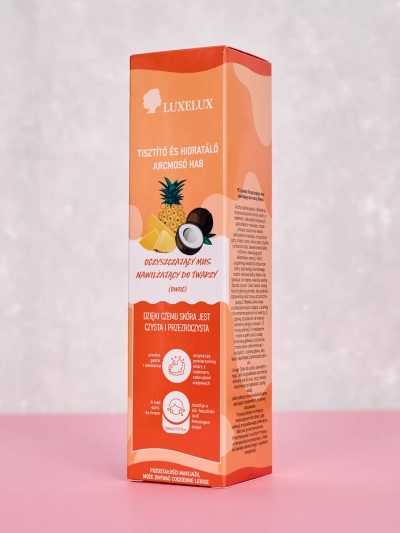 Luxelux valomasis drėkinamasis veido putos vaisių 150 ml