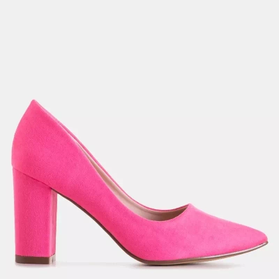 OUTLET Неоново-розовые женские туфли на высоком каблуке Madelina - Обувь
