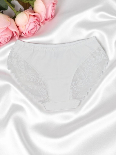 Royalfashion Женские хлопковые трусы с кружевом Pure Lace