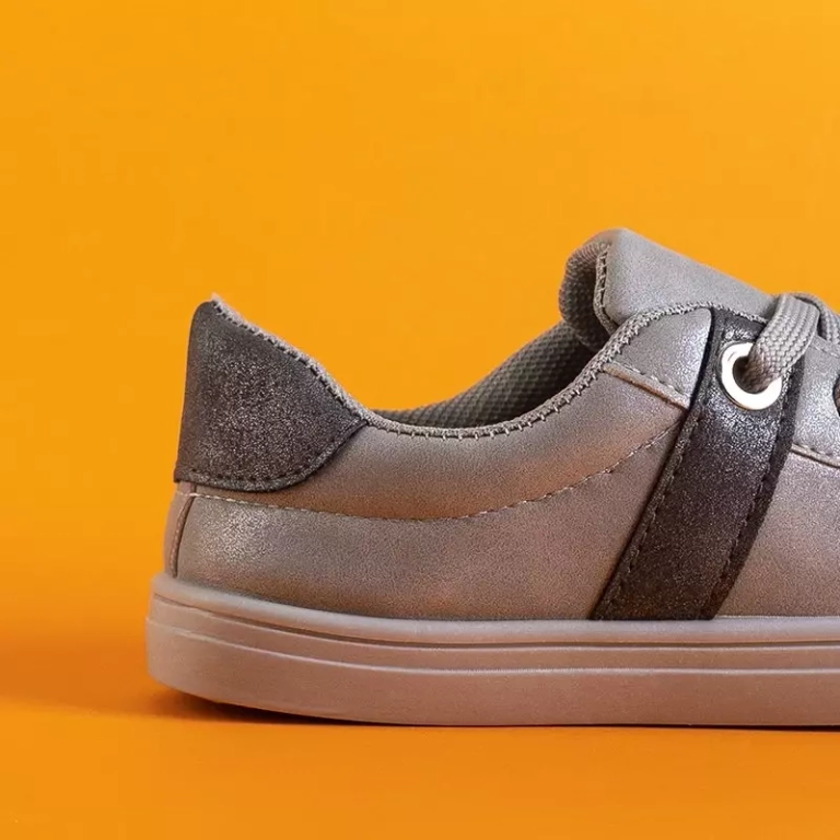 OUTLET Sidabriniai vaikiški sportiniai bateliai iš Mivisqa - Avalynė